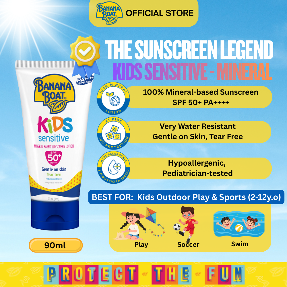 Banana Boat Kids Sunscreen Lotion SPF50+ 90ml