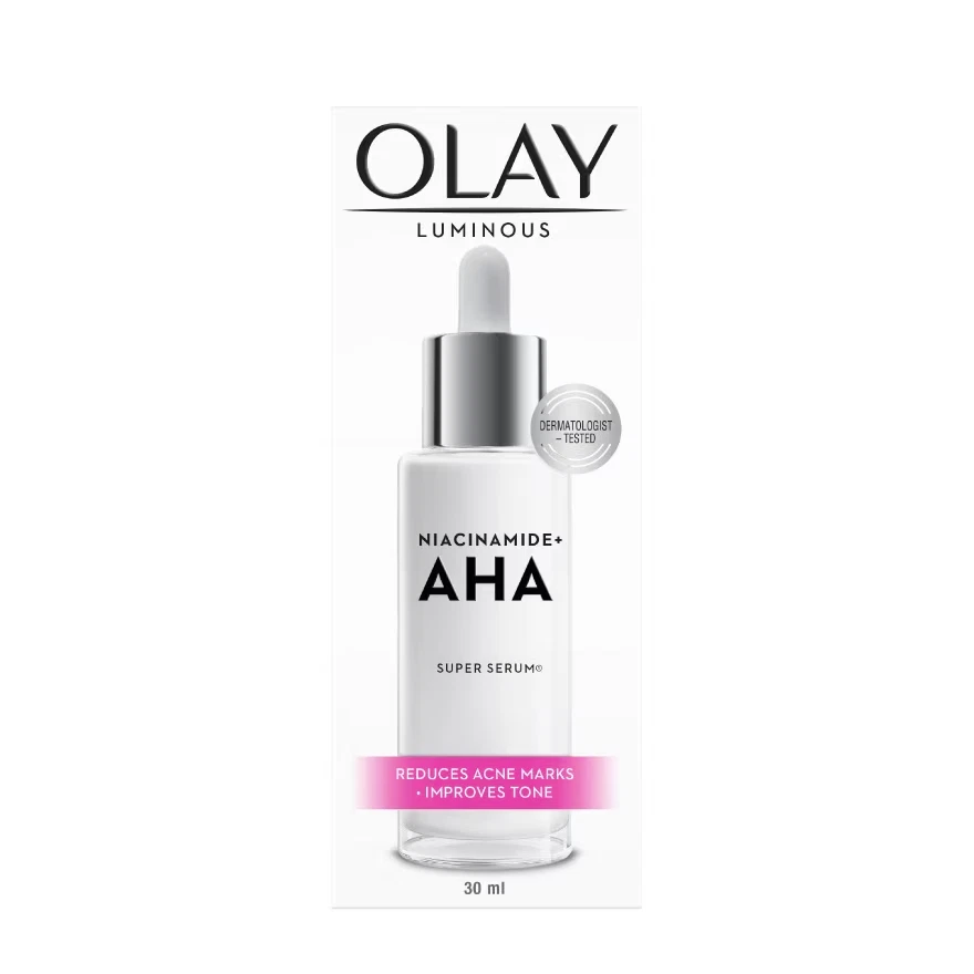 Olay Luminous Niacinamide AHA Serum Skincare Brightening 30ml