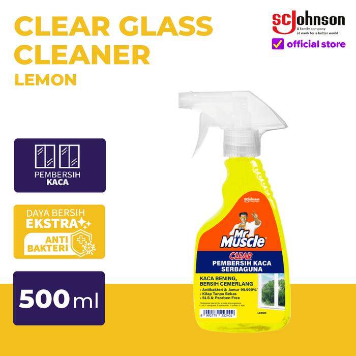 Mr. Muscle Glass Liquid Lemon Pump 500 ml