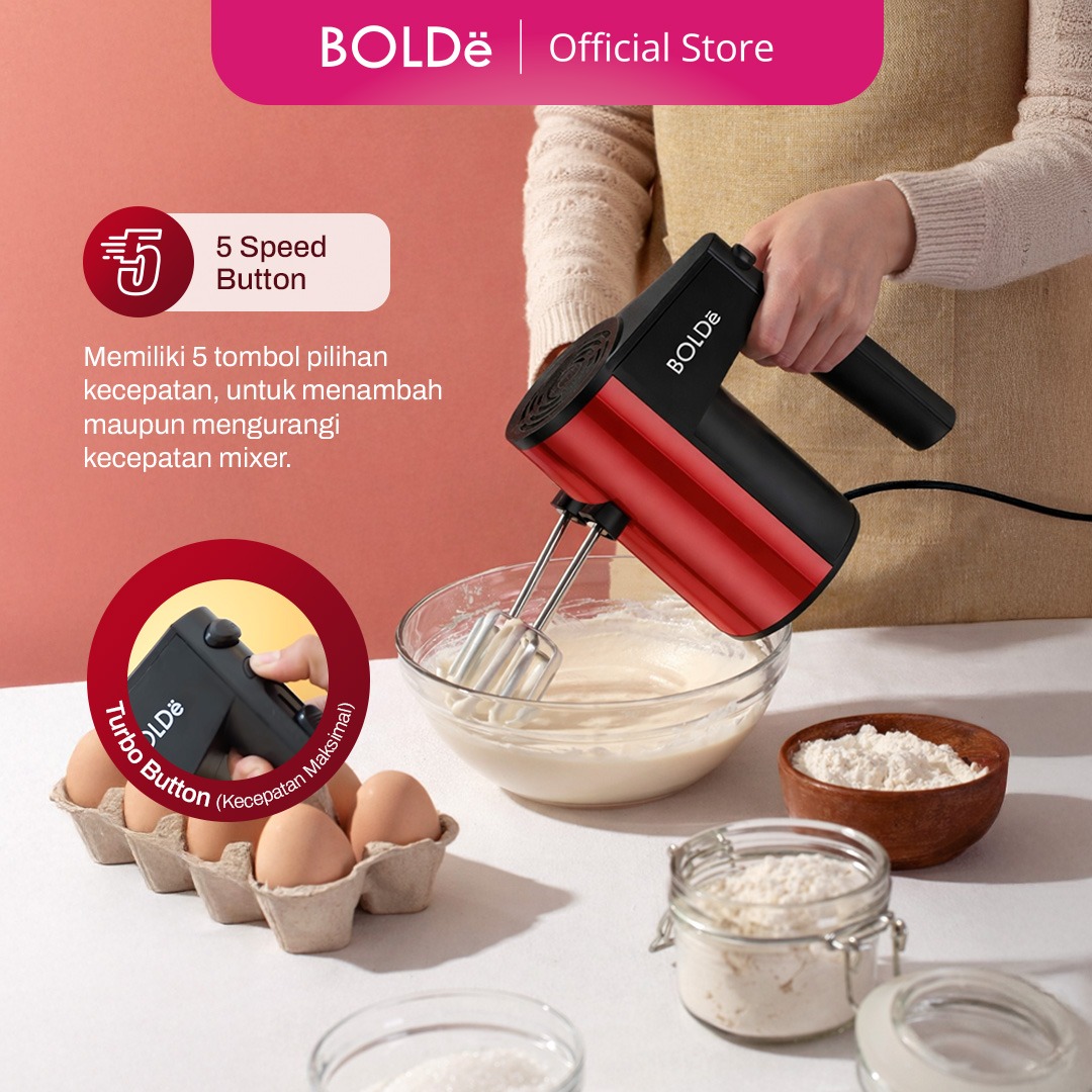 BOLDe Alat Pengaduk Adonan / Super Mix Turbo (Mixer)