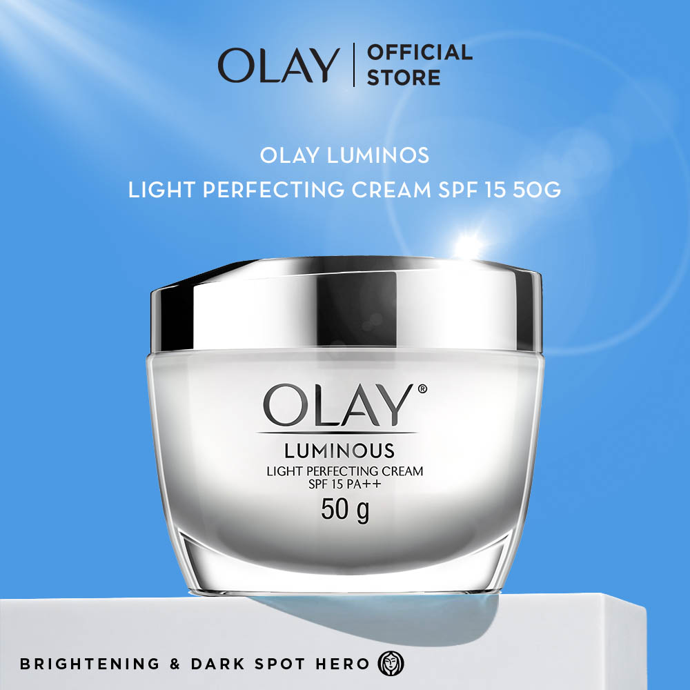 Olay Luminous Light Perfecting Cream SPF 15 Niacinamide Skincare Brightening 50g