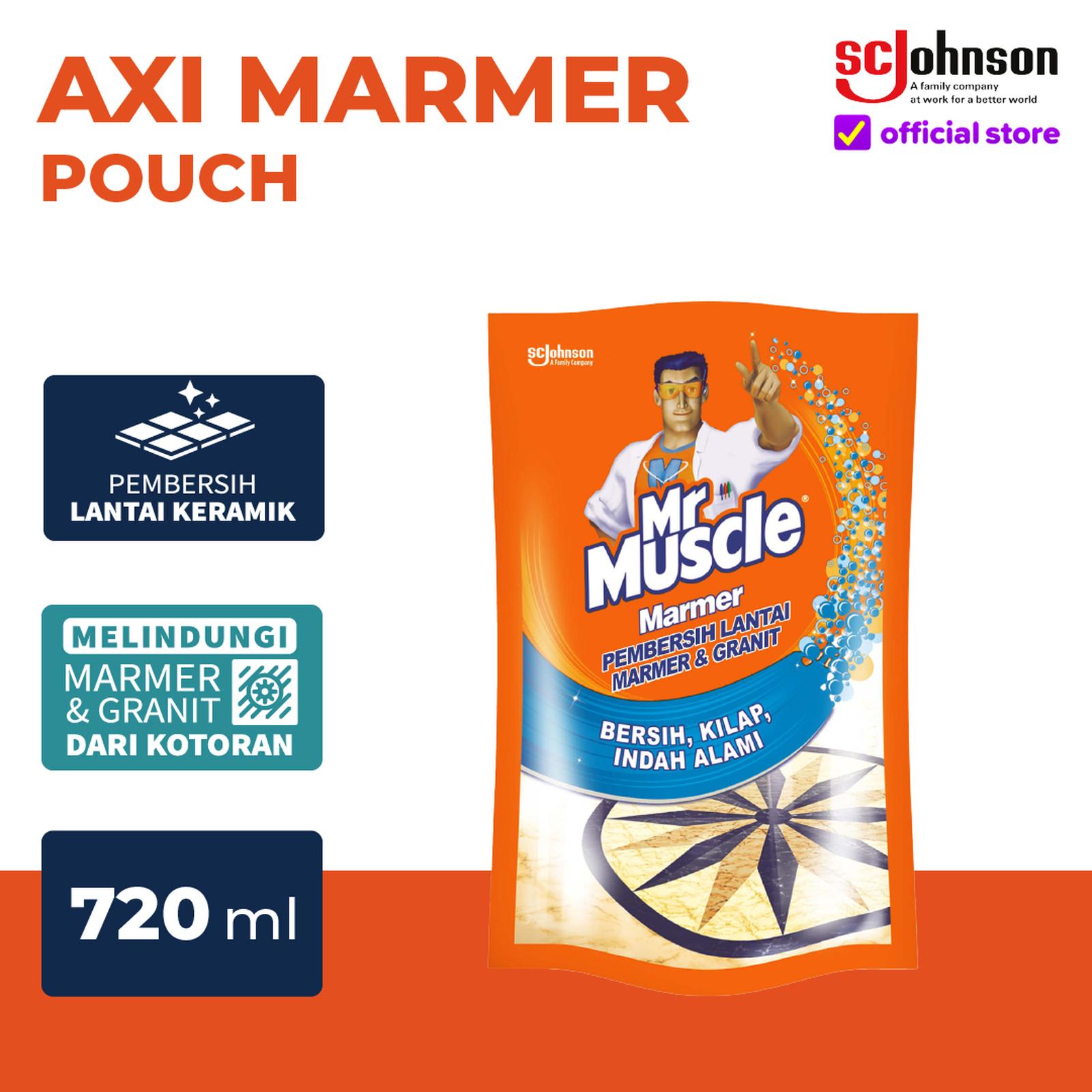 Mr. Muscle Marmer Pembersih Lantai Marmer & Granit Pouch 720 ml