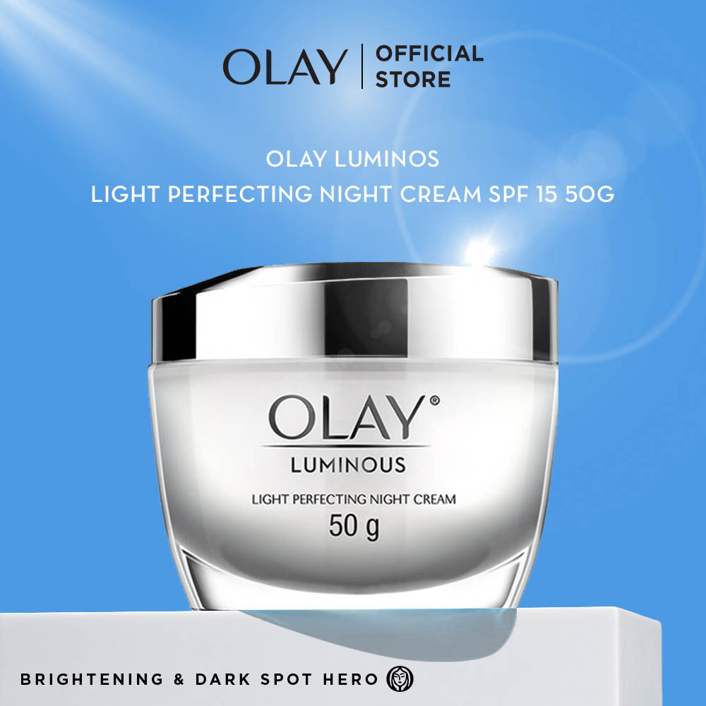 Olay Luminous Light Perfecting Niacinamide Night Cream Skincare Antiaging 50gr