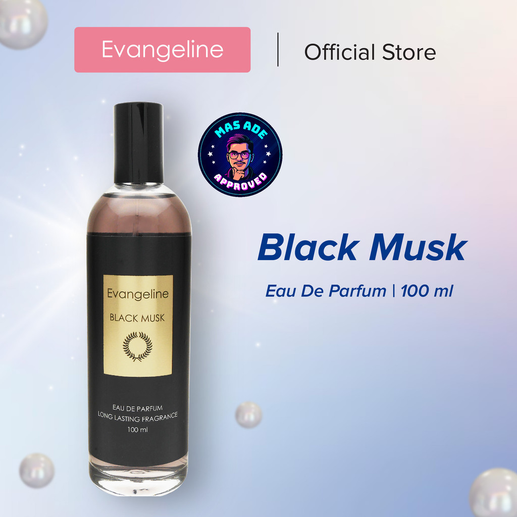 Evangeline Eau De Parfum Black Musk 100ML | Best Seller Parfum Wanita EDP Tahan Lama