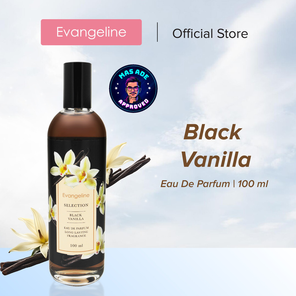 Evangeline Selection Eau De Parfum Black Vanilla 100ml | Best Seller Parfum Wanita EDP Tahan Lama