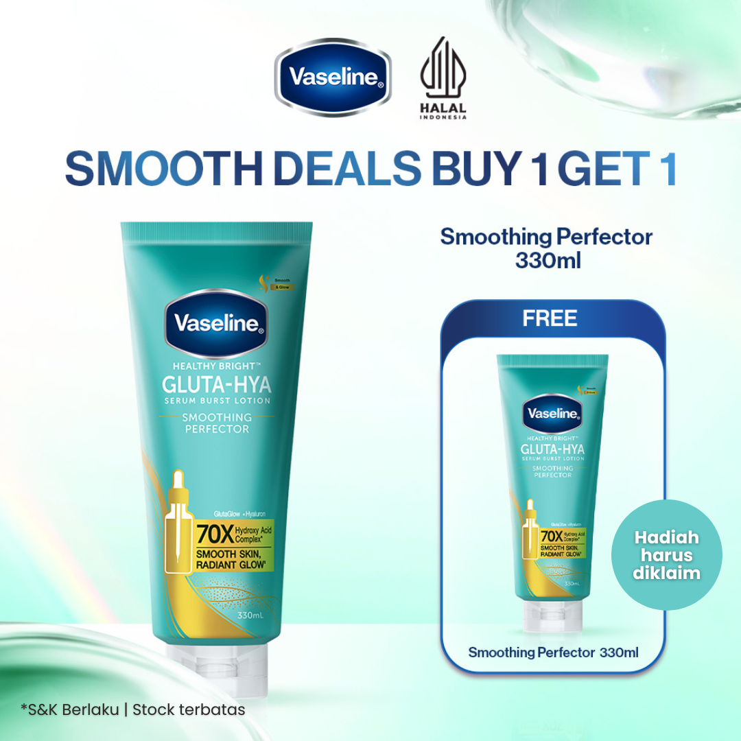 [JENNIE'S PICK] VASELINE GLUTA-HYA BODY SERUM SMOOTHING PERFECTOR 330ML