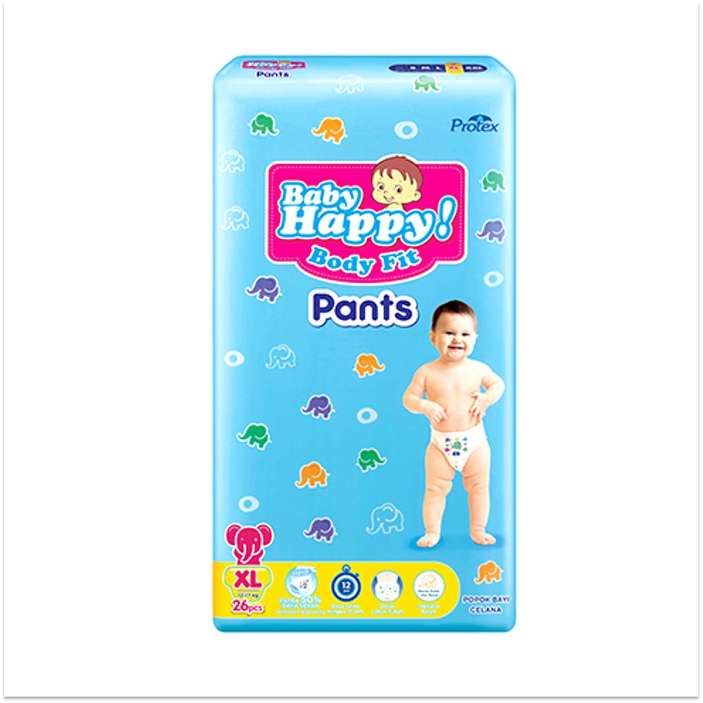 Baby Happy Pants Popok Bayi Celana XL 26 - Gambar 2