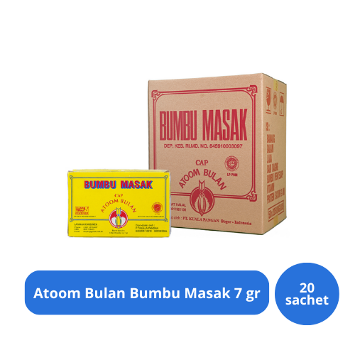 

Atoom Bulan Bumbu Masak 7 Gram