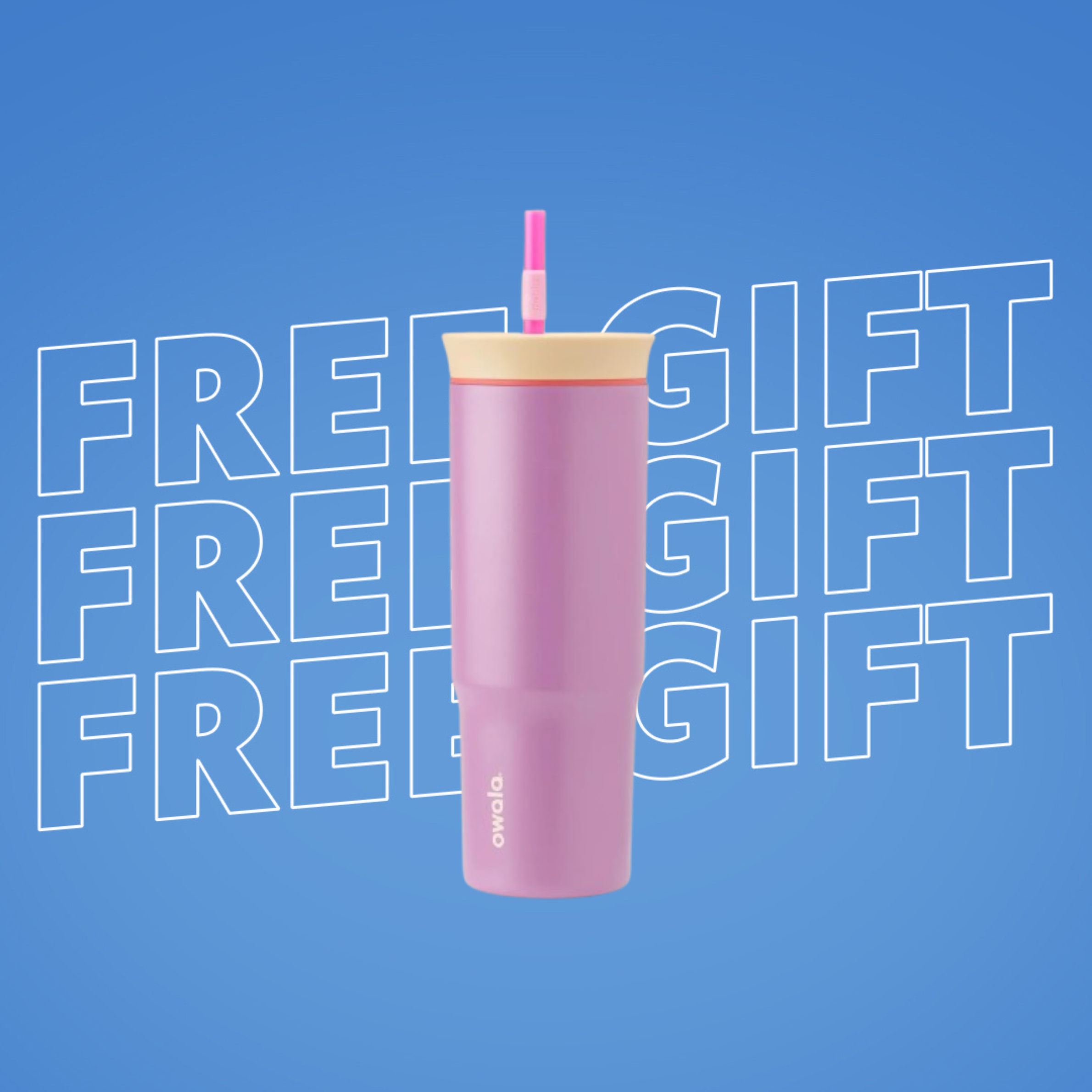 [GIFT]Owala 24 oz Tumbler - Smell the Roses