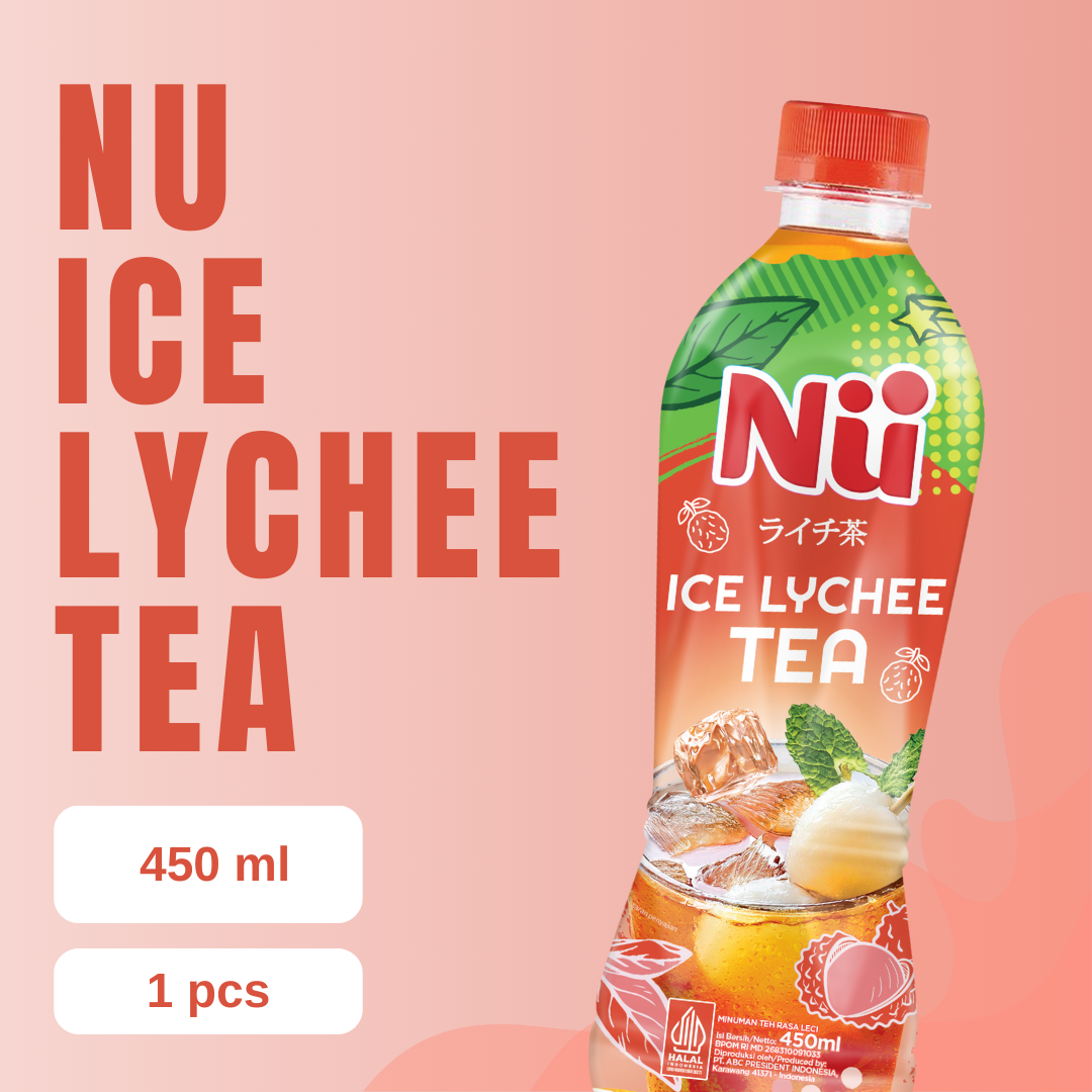 Nu Ice Lychee Tea 450ML
