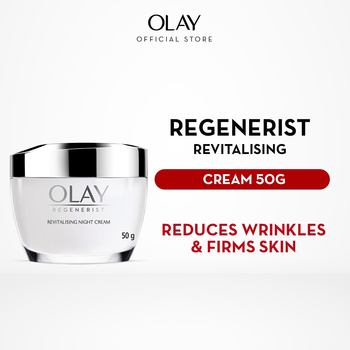 Olay Regenerist Revitalizing Niacinamide Night Cream Moisturizer Skincare Antiaging 50g