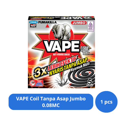 VAPE Coil Tanpa Asap Jumbo 0.08MC