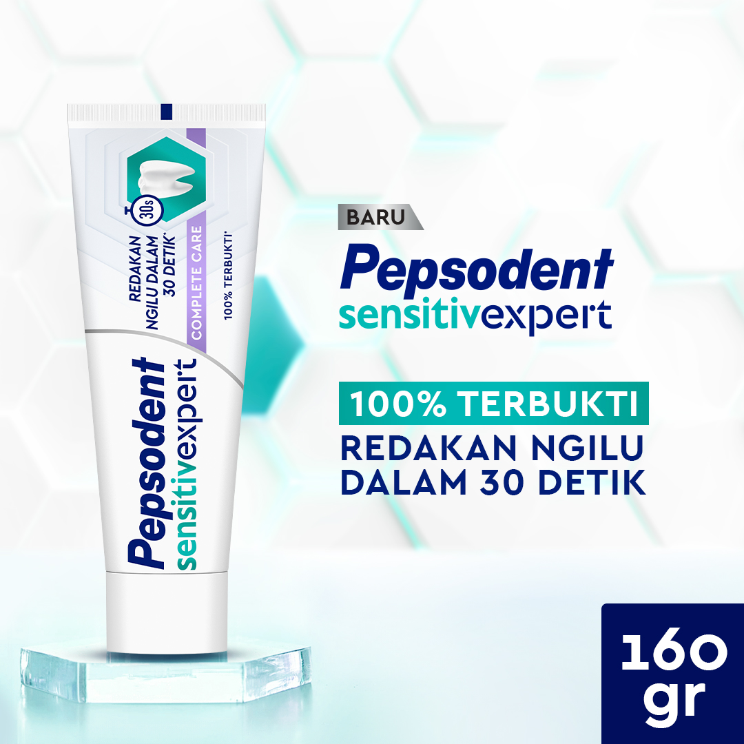 Pepsodent Toothpaste Pasta Gigi Sensitive Ngilu Complete Care 160G