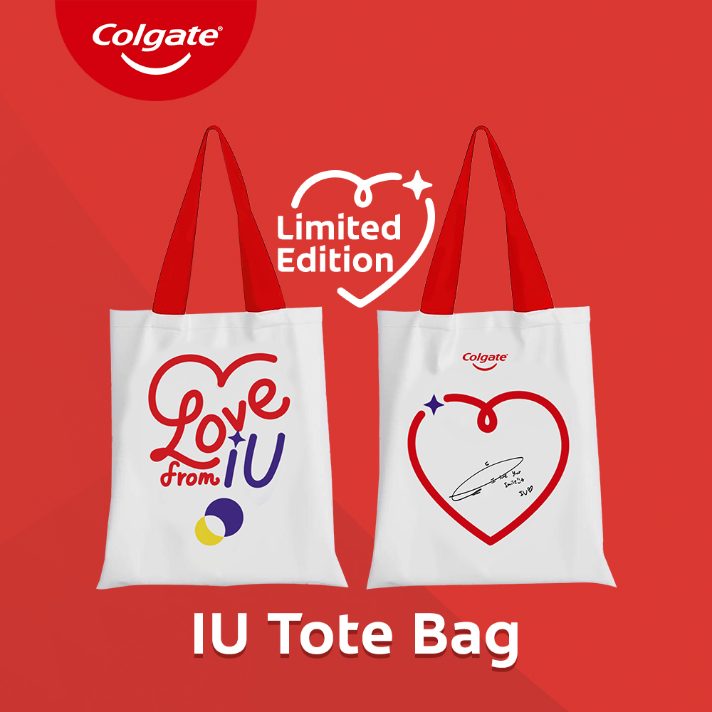 [GIFT] Colgate x IU Totebag - Limited Edition