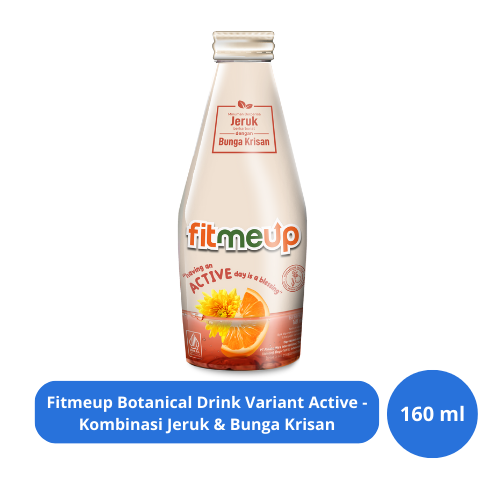 

Fitmeup Botanical Drink Variant Active - Kombinasi Jeruk & Bunga Krisan