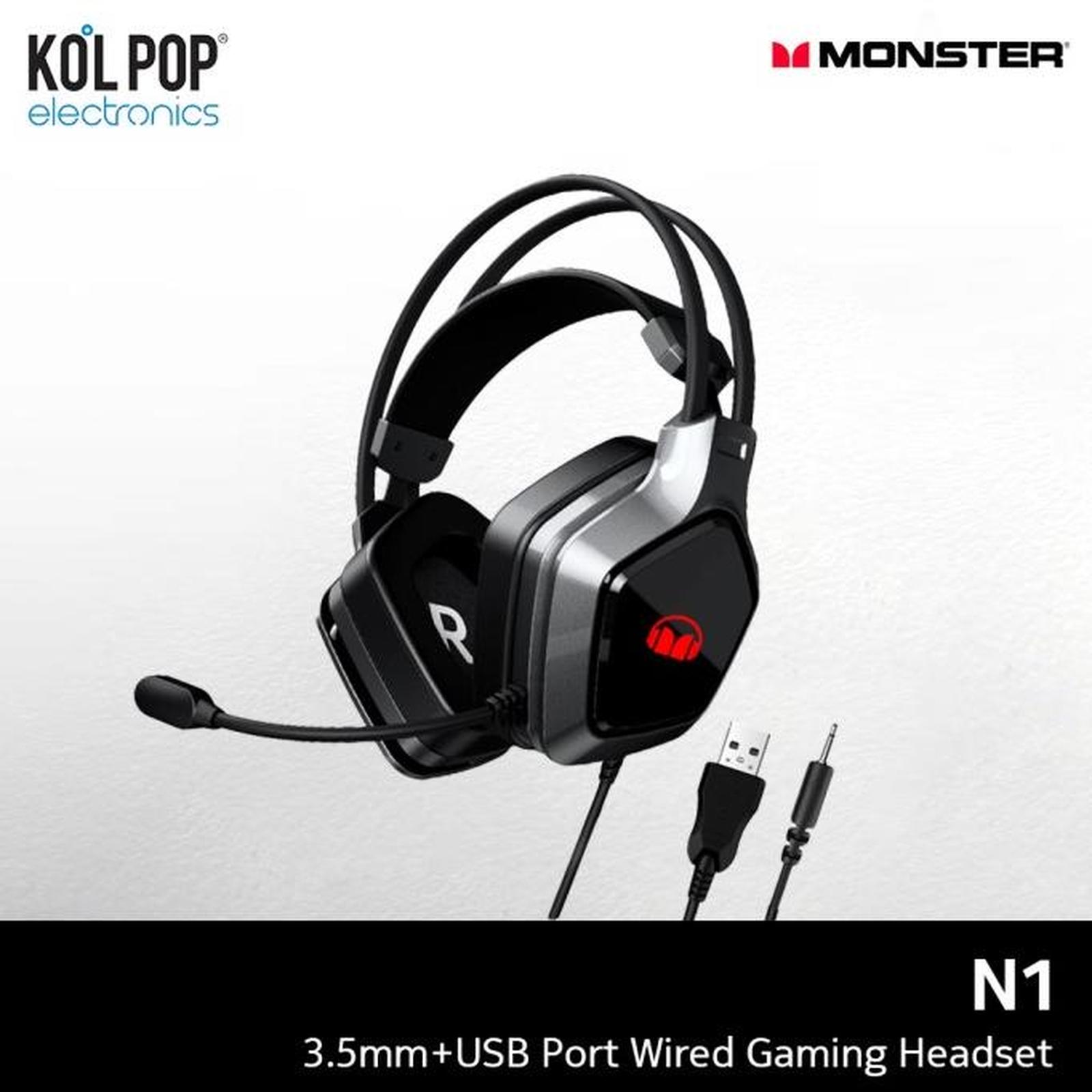 [GIMMICK] Monster N3 Wired USB 7.1 Gaming Headset for H&S MLBB