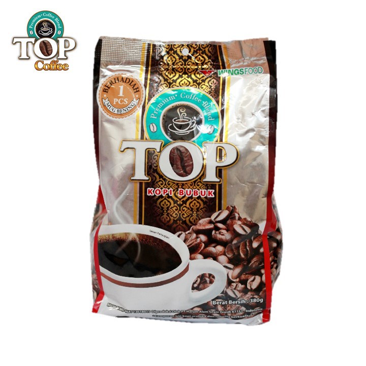 Top Coffee Kopi Murni Pack 380 gr murah