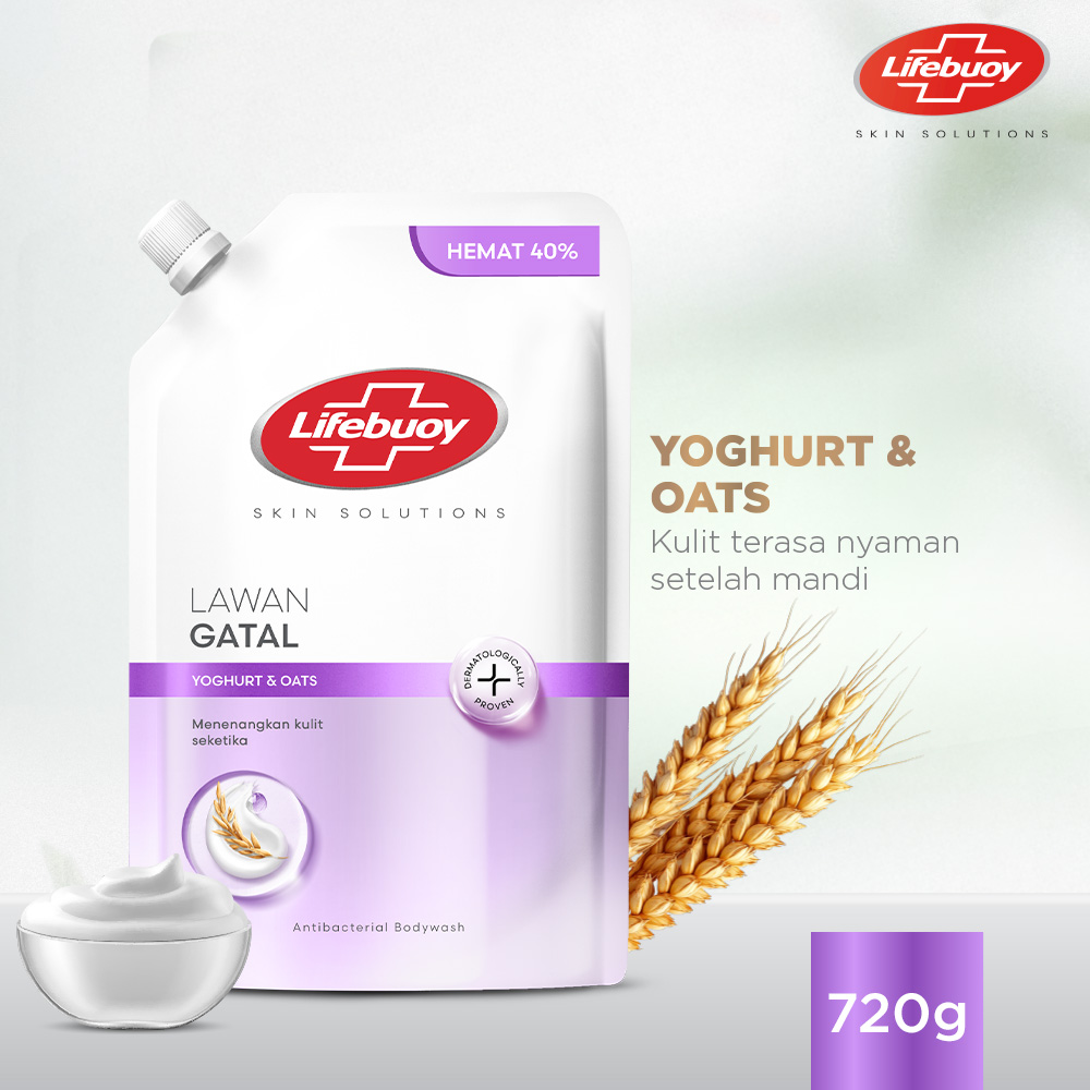 LIFEBUOY SABUN MANDI CAIR YOGHURT CARE REFILL 720G
