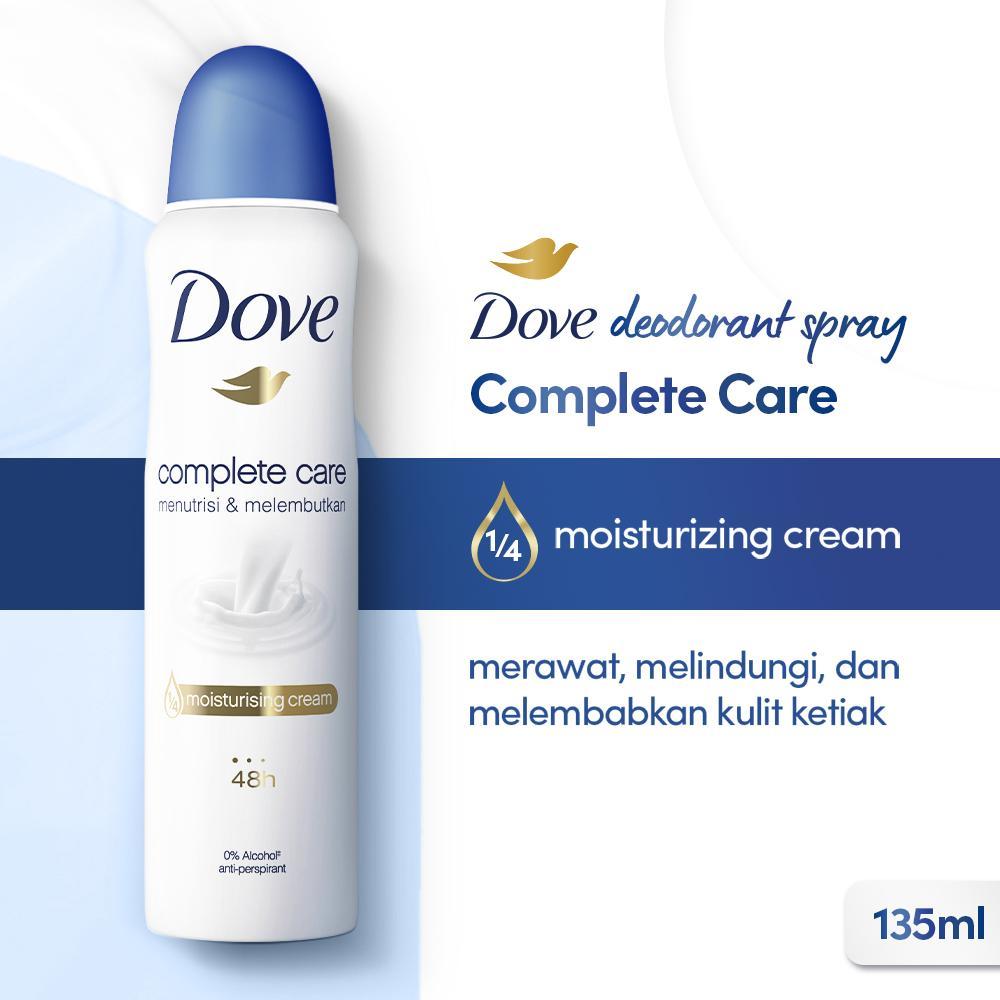 Dove Women Antiperspirant DEODORANT SPRAY Complete Care 135ml - Dove Antiperspirant Aerosol