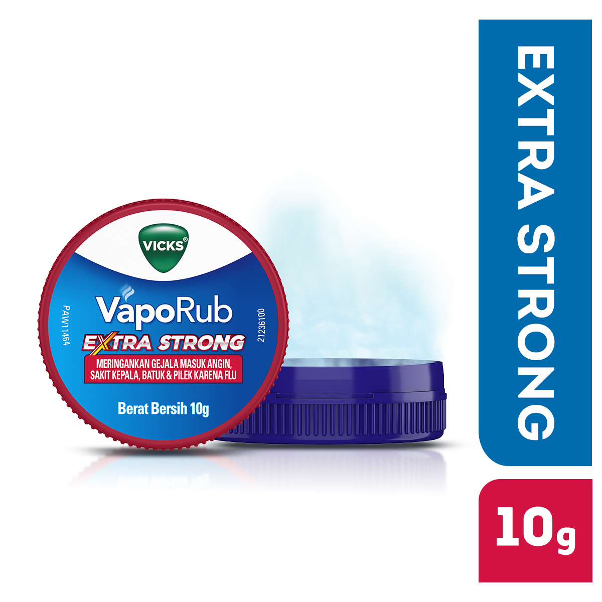 Obat Gosok Vicks® VapoRub Extra Strong 10g
Vicks® VapoRub Extra Strong 10g Vaporizing Ointment