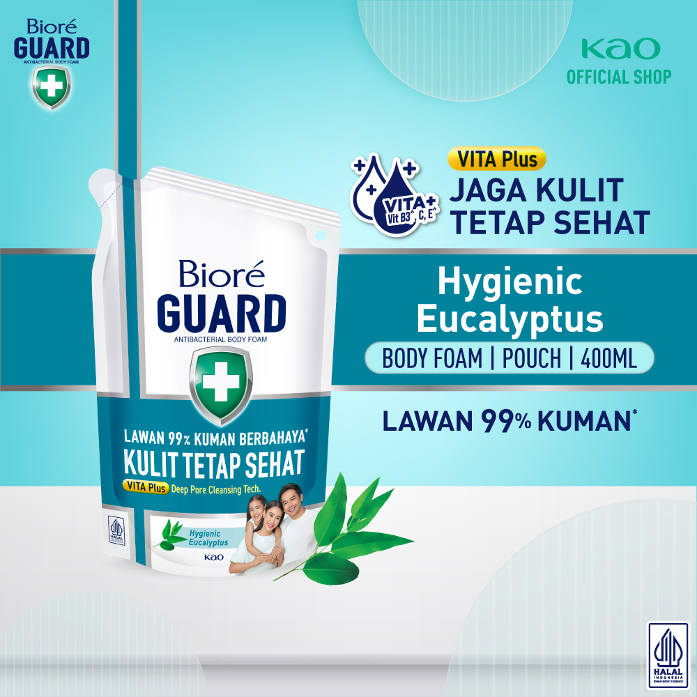 Biore Guard Hygienic Eucalyptus 400ml Pouch