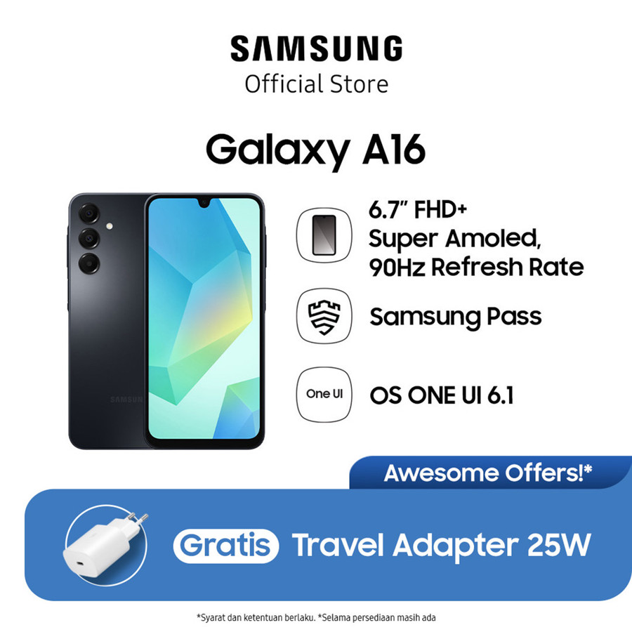 [GIFT] Gift GWP - Samsung Galaxy A16 8/128GB Black - SBD