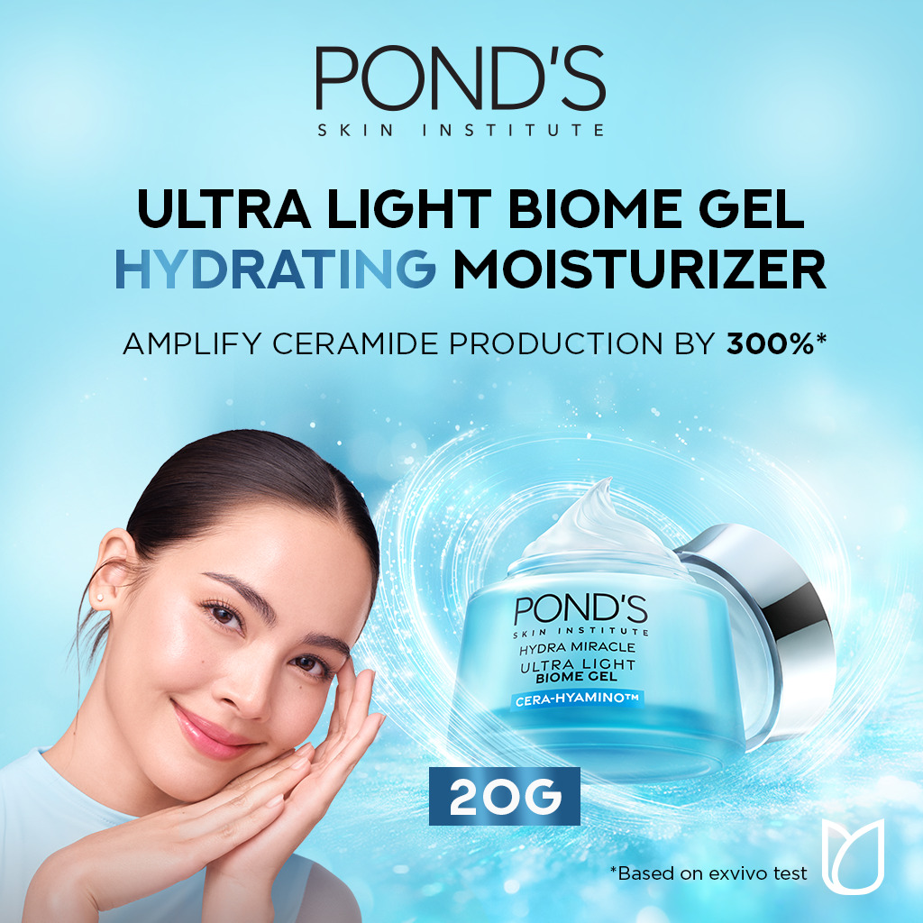 PONDS HYDRA MIRACLE ULTRA LIGHT BIOME GEL - HYDRATING MOISTURIZER GEL 20GR