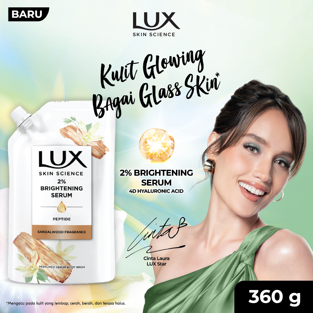 [NEW!] LUX Skin Science Sandalwood Body Wash Pouch 360G