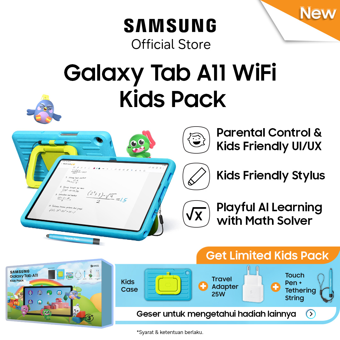 Samsung Galaxy Tab A11 WiFi Kids Pack 4/64 GB - Gray