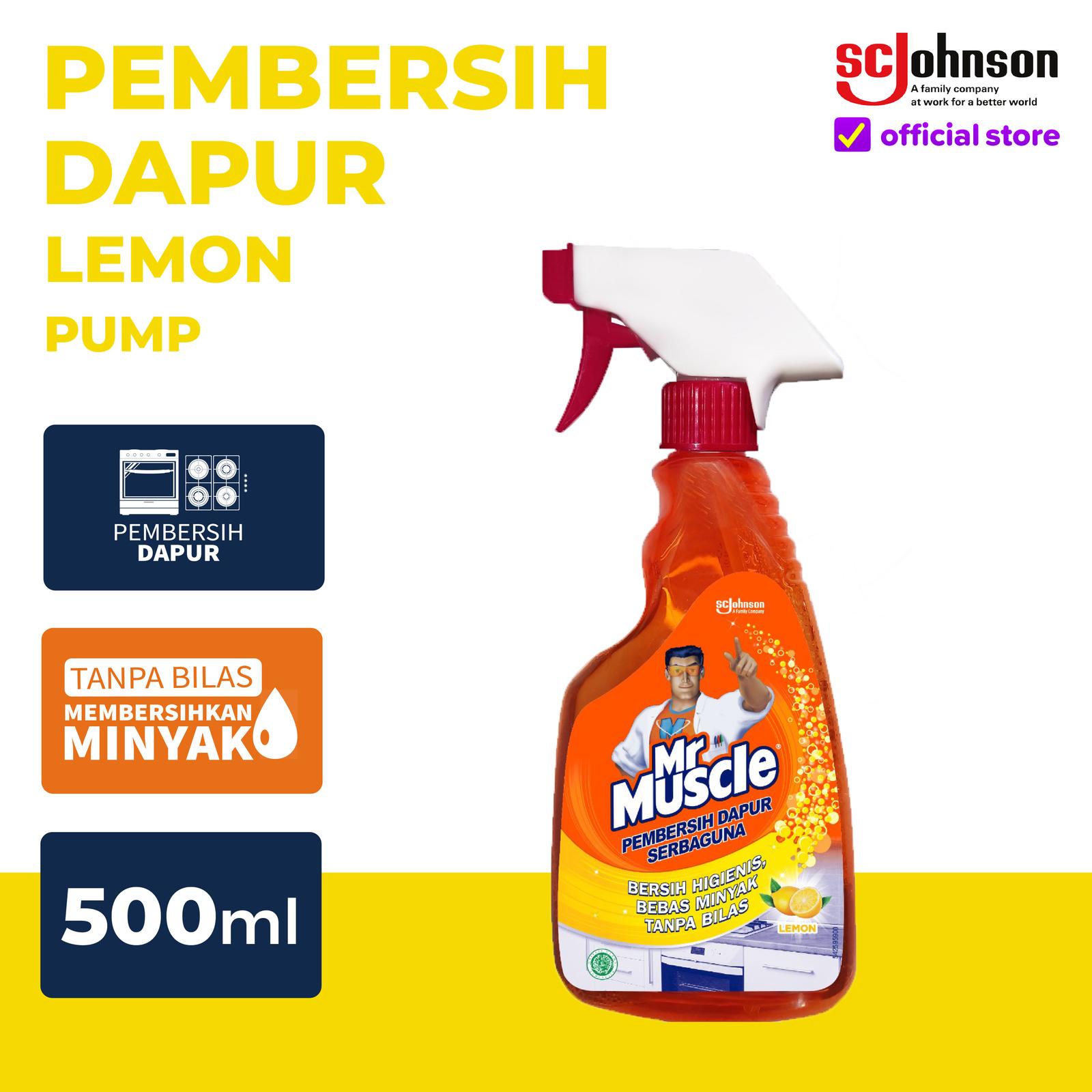 Mr. Muscle Kitchen Lemon Pump 500 mL