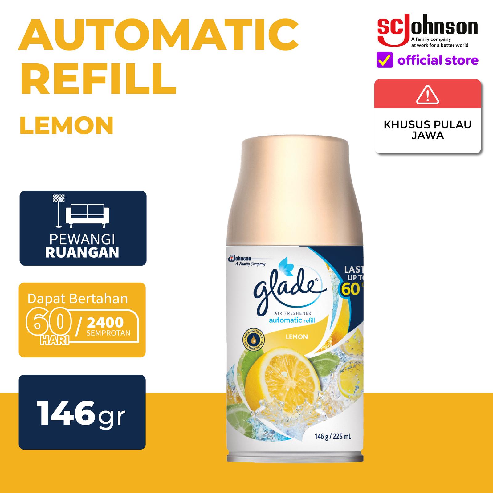 Glade Matic Spray Air Freshener Lemon Refill 146 gr / 225 ml
