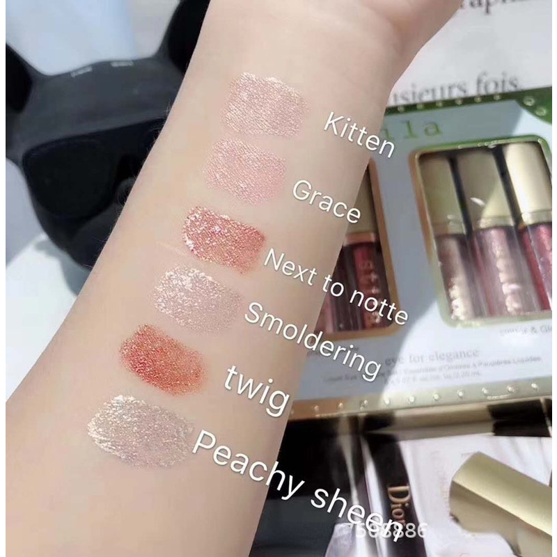 STILA 6IN1 LIQUID EYESHADOW CAIR GLITTER SEQUIN TAHAN LAMA KOSMETIK MAKEUP MATA