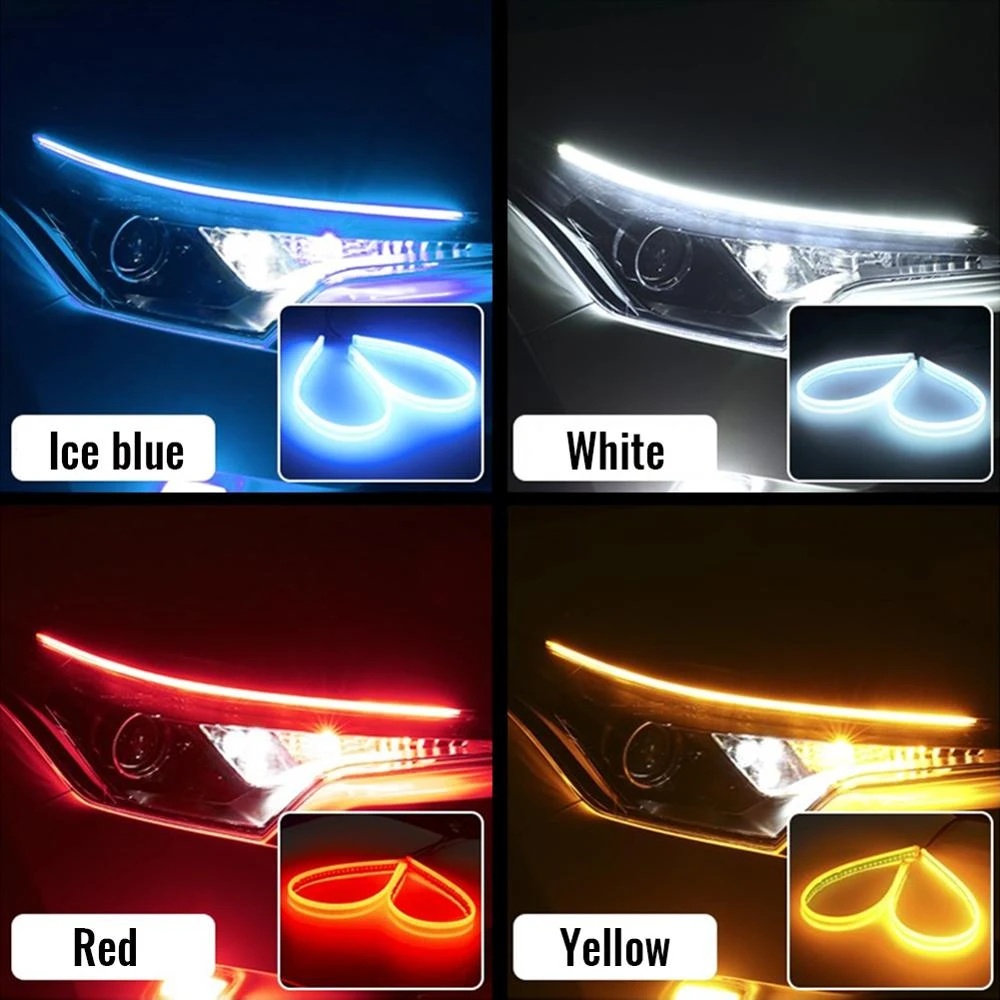 Lampu led drl / Sein / Rem Warna Kuning Untuk Mobil Balap