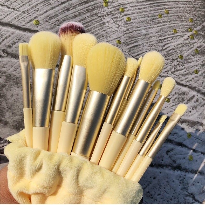 8/13pcs Brush Makeup Lembut Set Eyeliner Eye Shadow Brush Kosmetik Foundation Blush Bedak Blending Kecantikan Makeup Alat Maquiagem