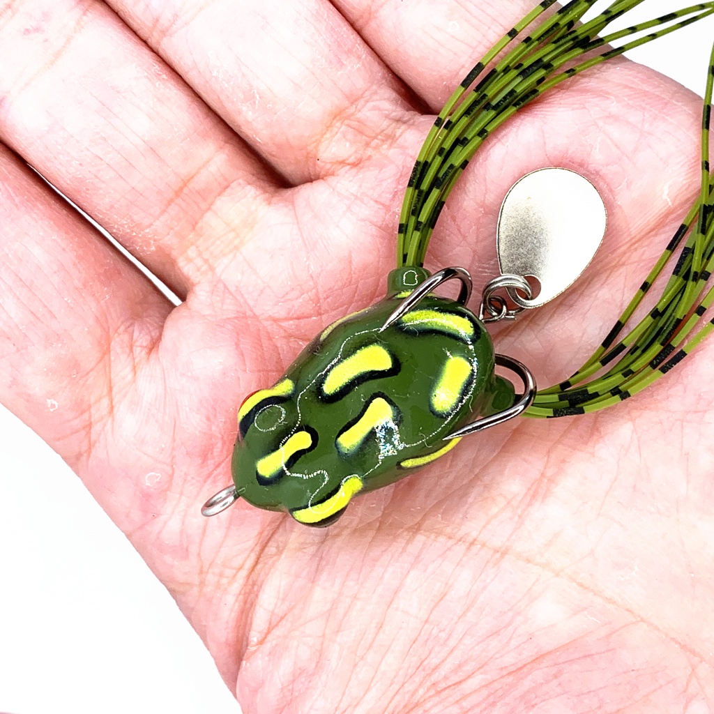 5pcs/kotak Umpan Pancing Kodok 3cm 4g Ready Stock Fishing Lure Casting New Modified Lure Bait Bionic Frog Double Hook