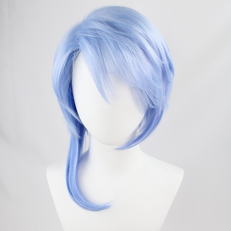 Genshin Impact Wig Kami Satora cos Wig Sedikit Gradasi Warna Cor Tutup Kepala Trailing Kecil