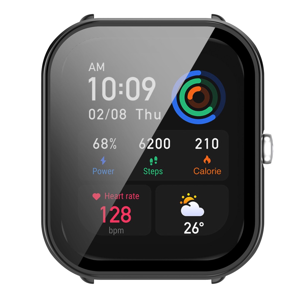 Hard Pc Bumper Tempered Glass Amazfit GTS 4 MINI Case Cover Casing