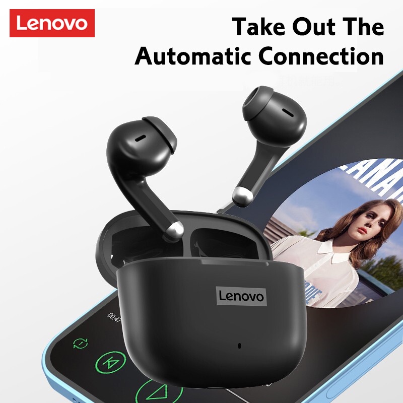 Original Lenovo LP40 TWS Wireless Bluetooth Gaming Headset 5.3 Gaming Headset with Microphone Stereo Headset