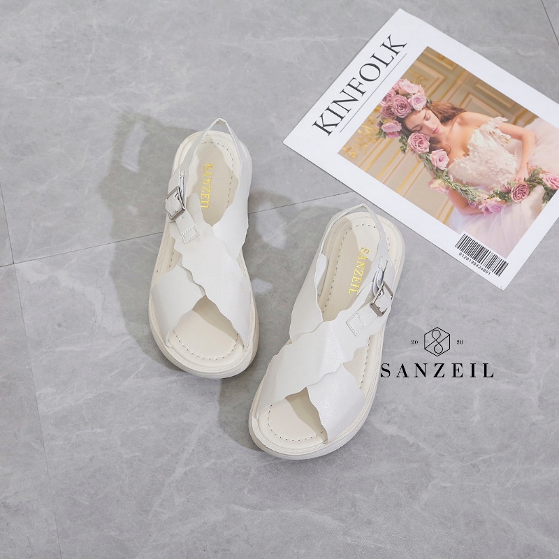 COD BAYAR DITEMPAT &gt; &gt; &gt; 0118 Sandal Wedges Tali Wanita