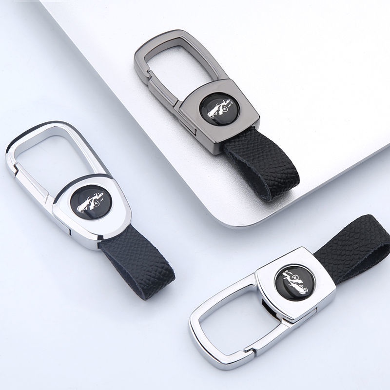 Kualitas Tinggi Untuk Kulit Sapi Gantungan Kunci Fashion Logam Alloy Keychain Aksesoris Mobil