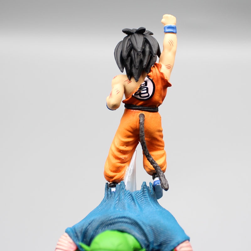 Dragon Ball Z Figure 25cm Piccolo vs Son Goku Gk DBZ PVC Action Figure 3model Lampu Putar Model Koleksi Anime Mainan