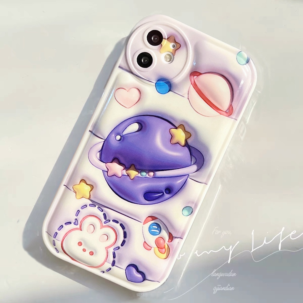 Redmi A1 10C 10A 10 9 9A 9C 9T Note 11 Pro+ 11s 11 10s 10 9s 9 8 Pro Poco X4Pro X3Pro Mi 11 Lite 11T 10TPro 12Pro Star Pig 3D Vision Phone Case TPU Soft Protective Cover