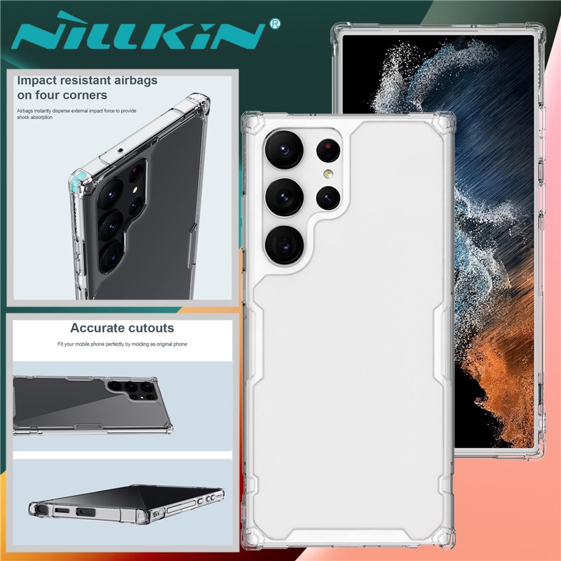 Nillkin Nature TPU Pro Case untuk Samsung Galaxy S23 Ultra Super Clear