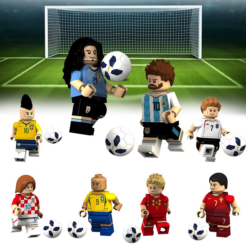 4pcs Mini Figure Roboman Piala Dunia 2022 karakter DIkirim beda beda