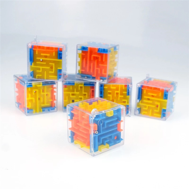 Mainan puzzle labirin cube kubus labyrinth box