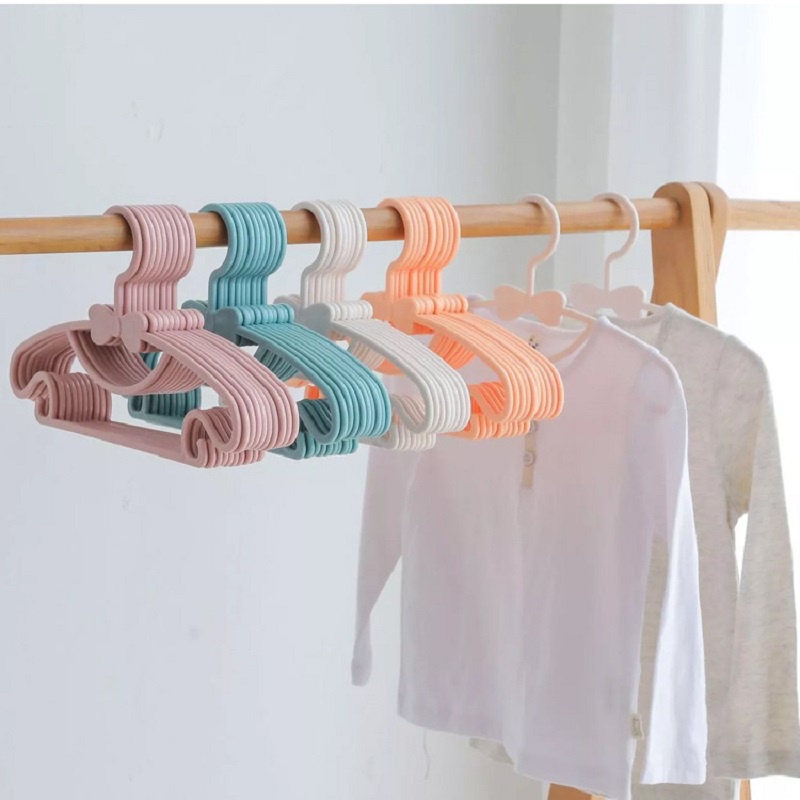 TOMU MUDA Gantungan Jemuran Baju Anak Travel Foldable Hanger Jepitan Gantungan Baju