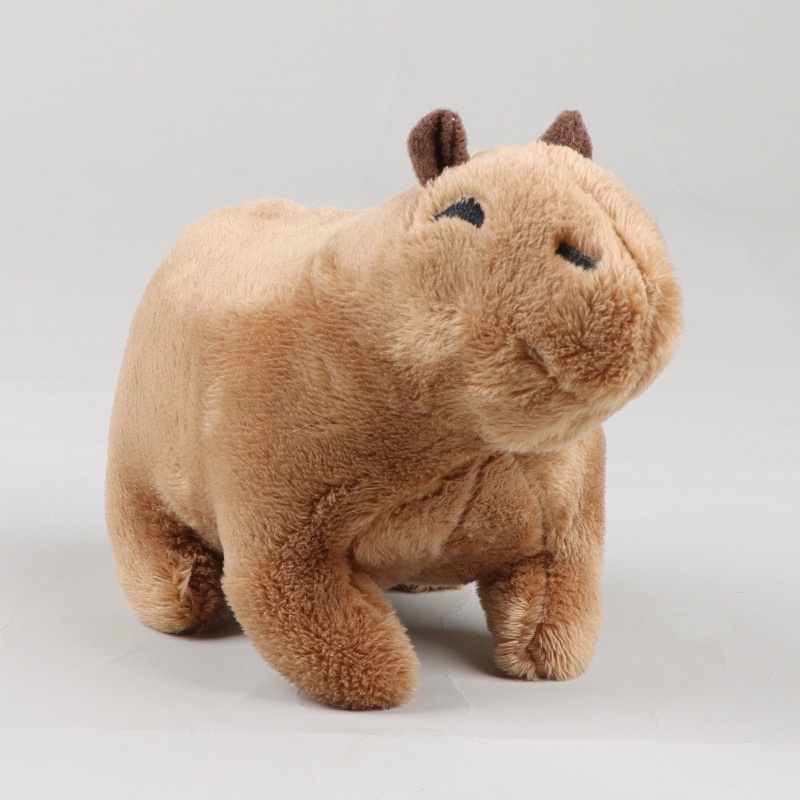 Capybara Plush Stuffed Animals Brown Simulasi Bulu Halus Plush Lembut Boneka Boneka Mainan