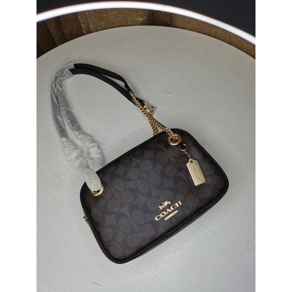 Coach original 8149 small fragrant shoulder bag messenger bag chain bag camera bag  xjb