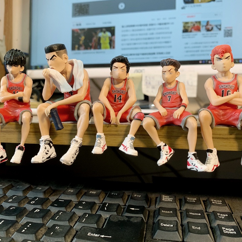 Plat Nomor Telepon Mobil Interior Anime Dekorasi SLAM DUNK Hanamichi Sakuragi Action Figure Ornamen Aksesoris Mobil Hadiah