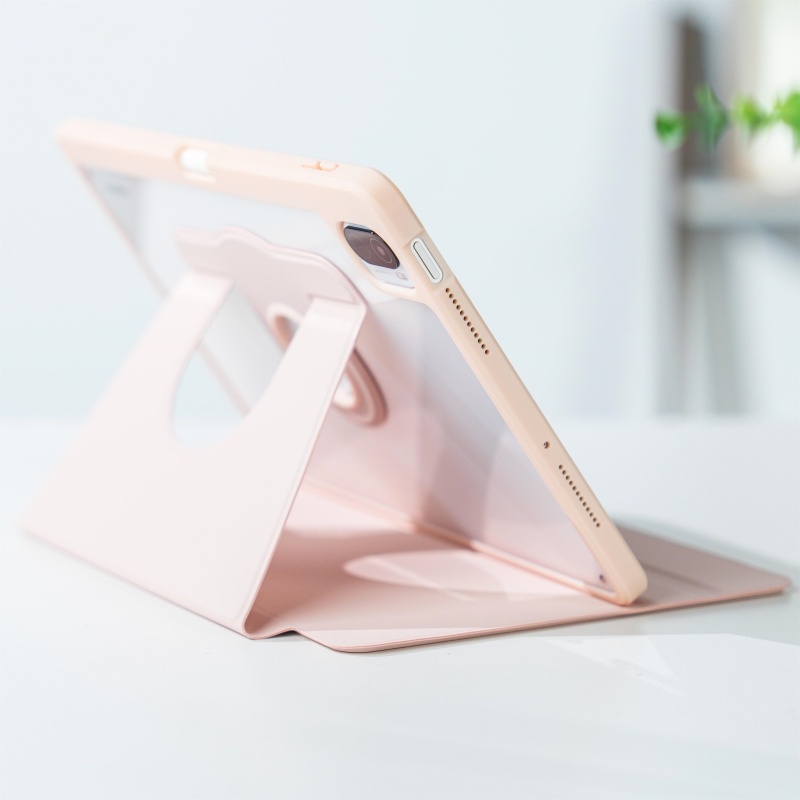 Dllencase Untuk Xiaomi Mi Mat 5pro Case360° Casing Rotary Dengan Tempat Pensil Untuk Xiaomi Mipad5 5 Pro 2021cap Bening Akrilik 11-inci A343